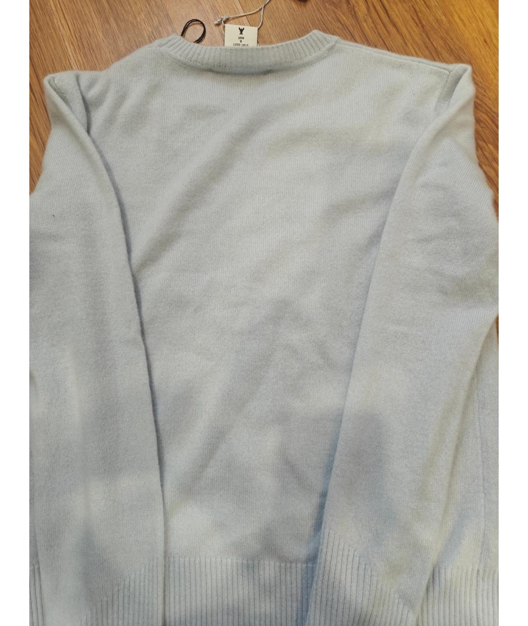 PATRIZIA PEPE Голубой кашемировый джемпер / свитер, фото 2