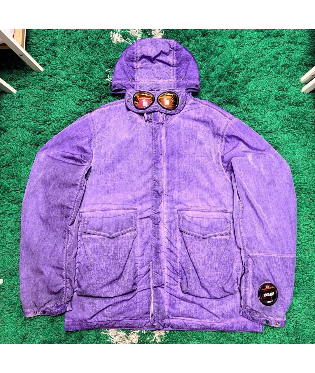 CP COMPANY Фиолетовая полиэстеровая куртка, фото 9