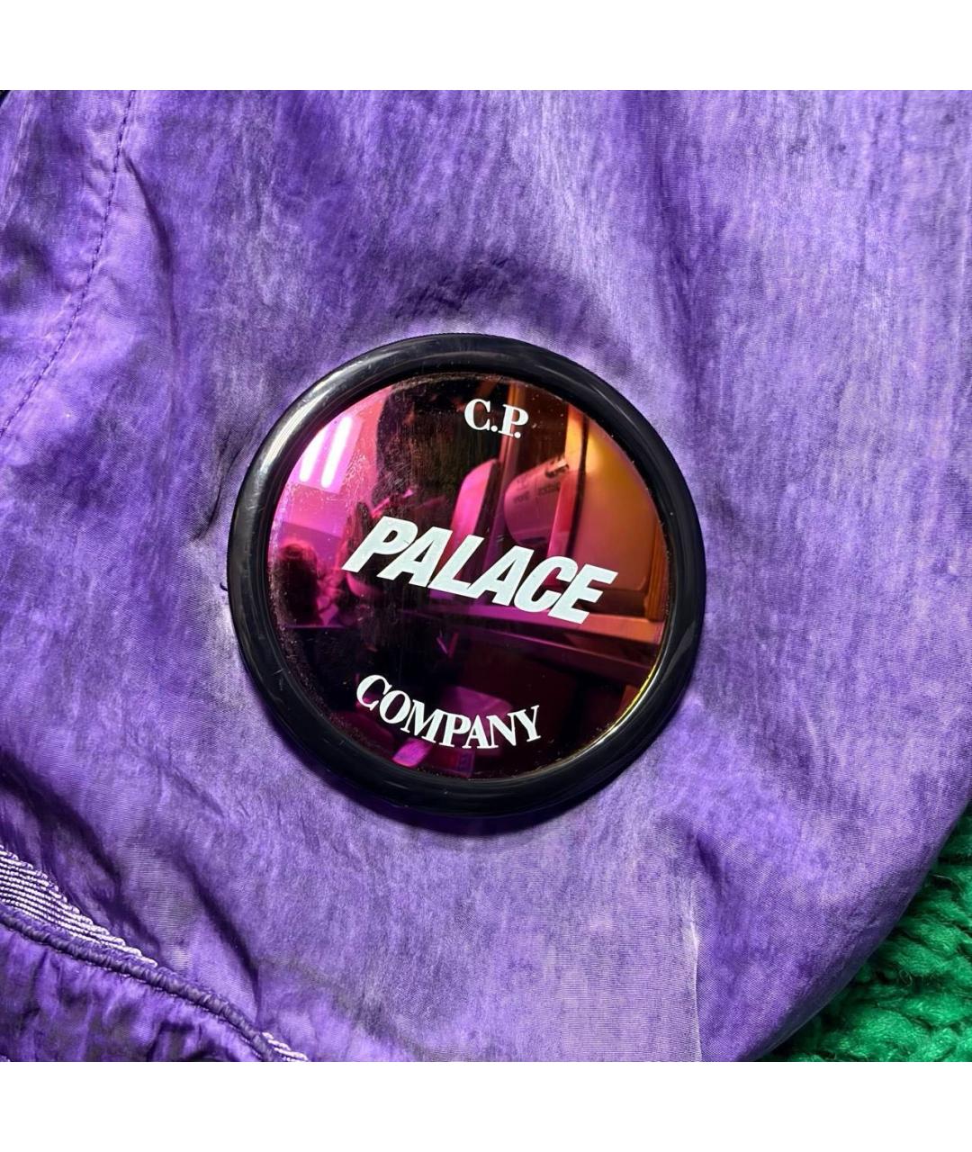 CP COMPANY Фиолетовая полиэстеровая куртка, фото 4