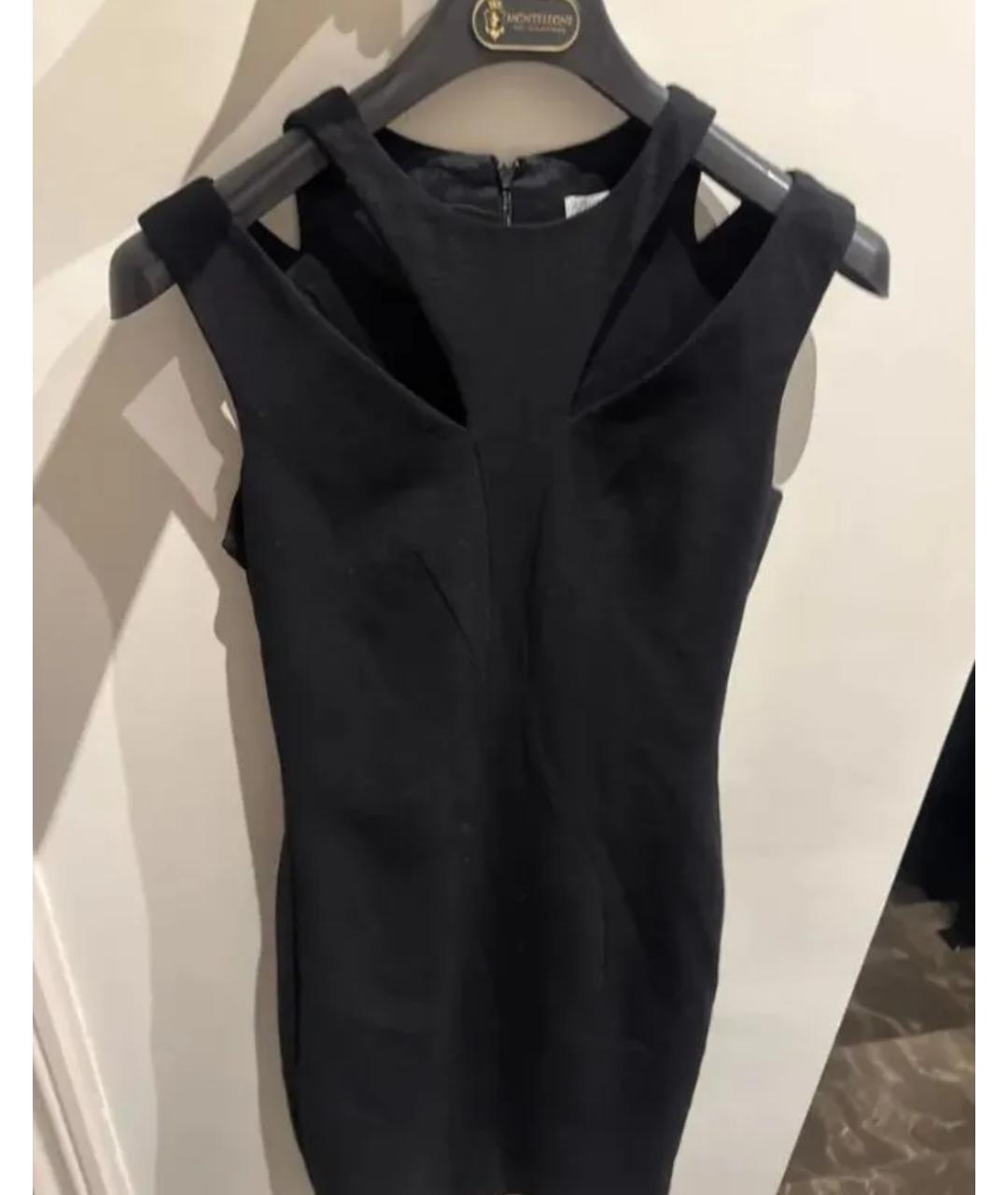 VERSACE Черное вискозное вечернее платье, фото 3