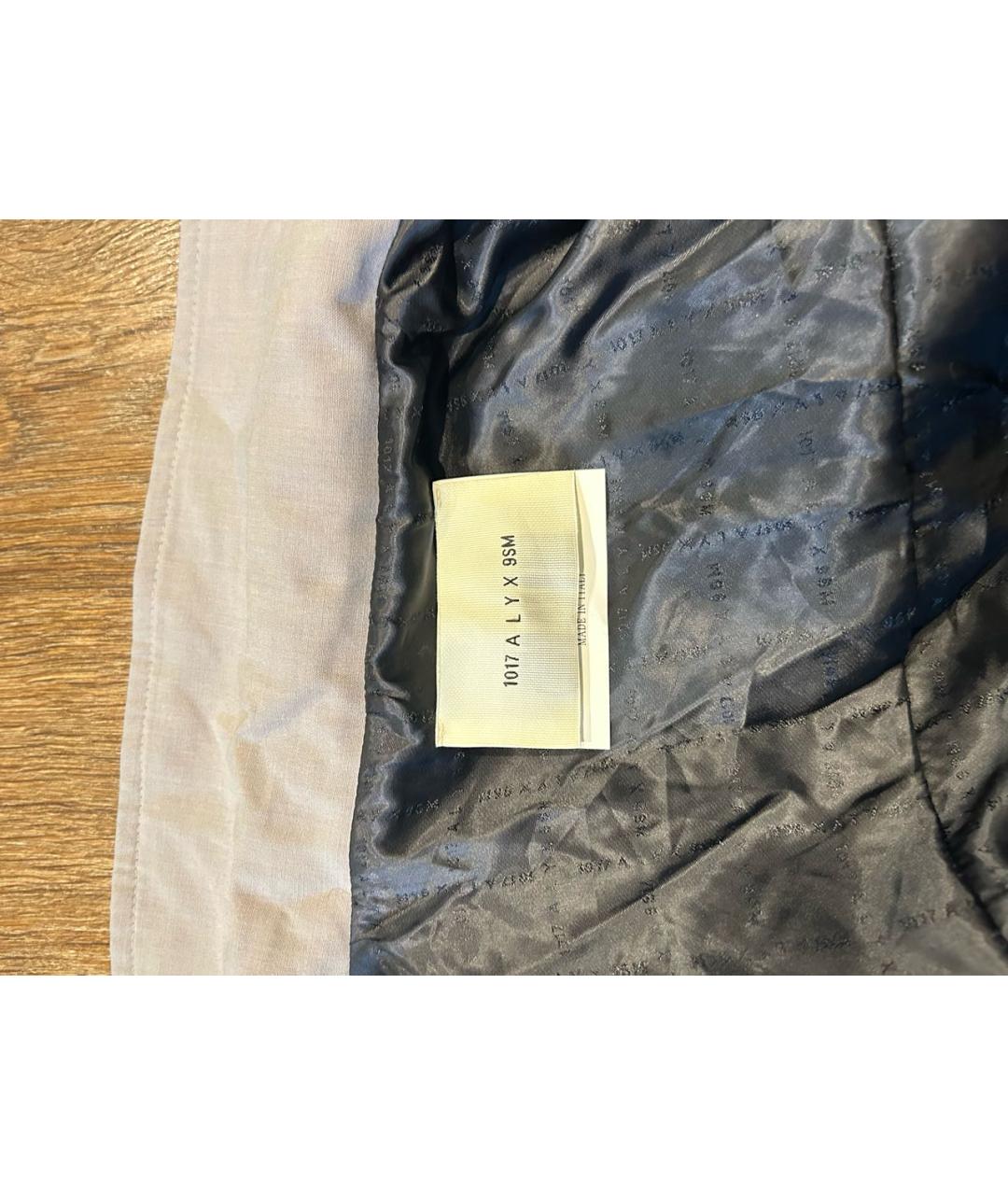 1017 ALYX 9SM Серая полиэстеровая куртка, фото 3