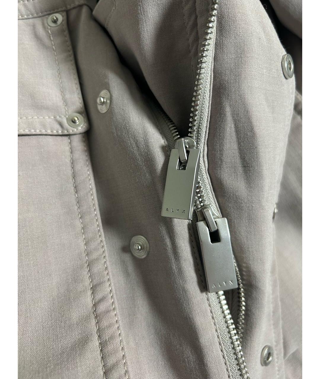 1017 ALYX 9SM Серая полиэстеровая куртка, фото 4