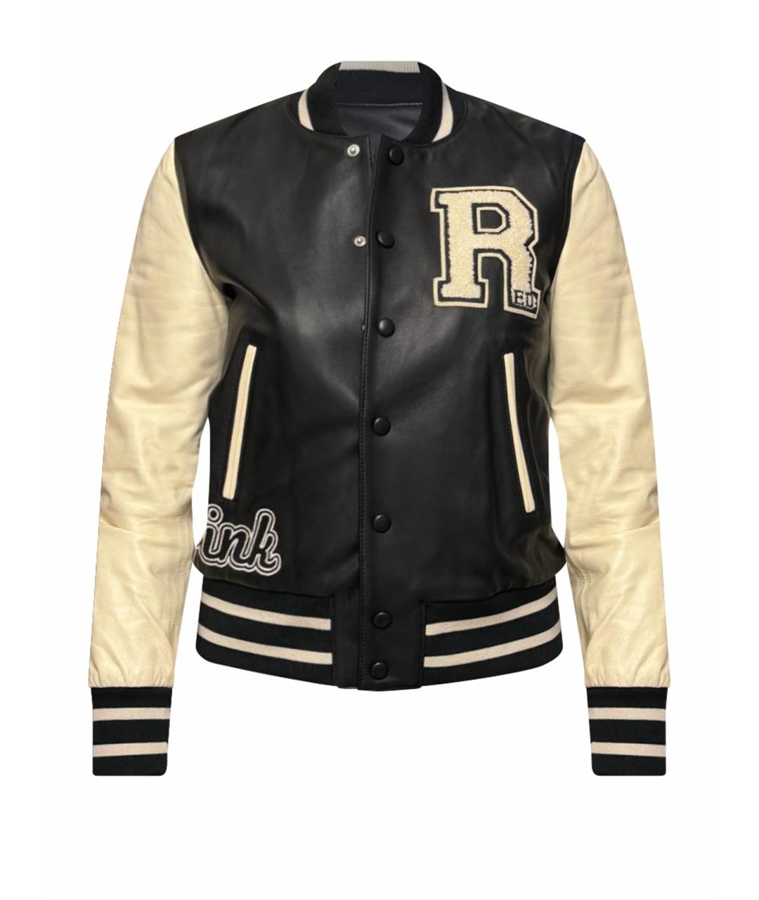 RED VALENTINO Белая кожаная куртка, фото 1