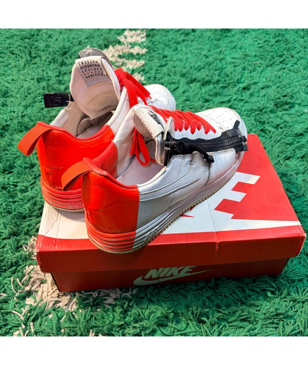 NIKE Белые высокие кроссовки / кеды, фото 2