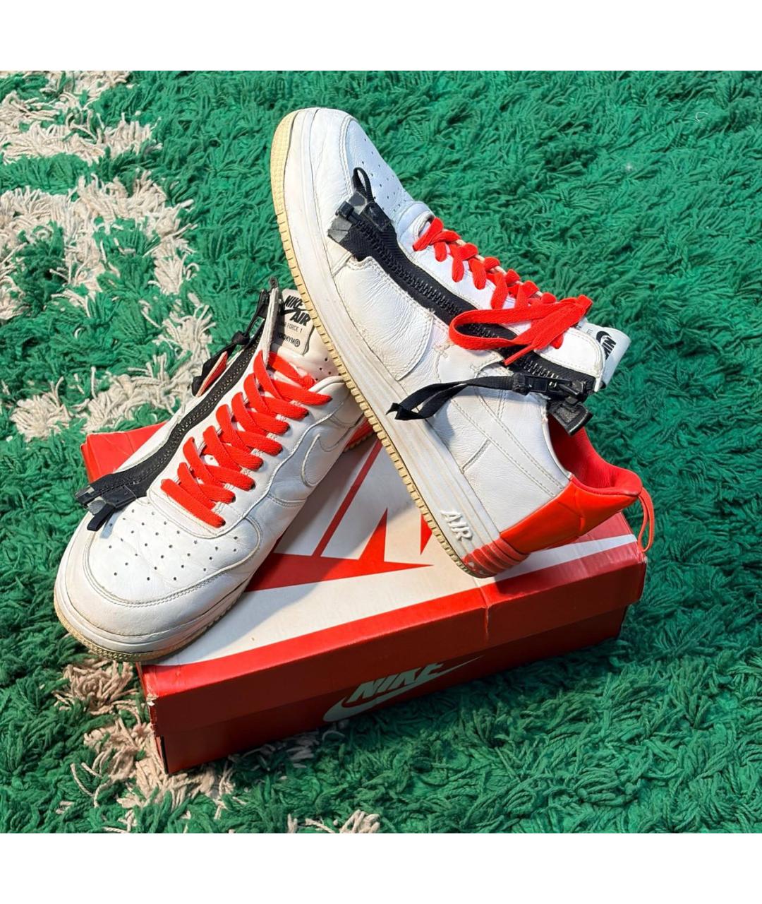 NIKE Белые высокие кроссовки / кеды, фото 3