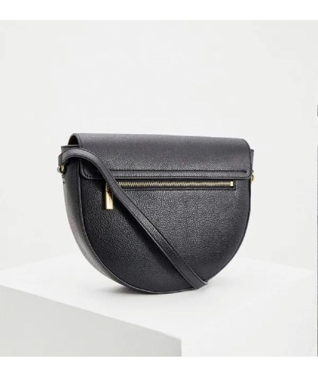 COCCINELLE Черная кожаная сумка через плечо, фото 3