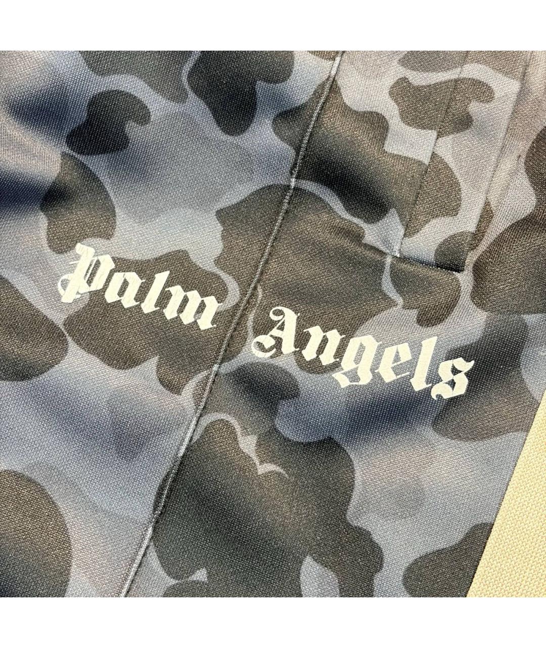 PALM ANGELS Антрацитовые хлопковые повседневные брюки, фото 3