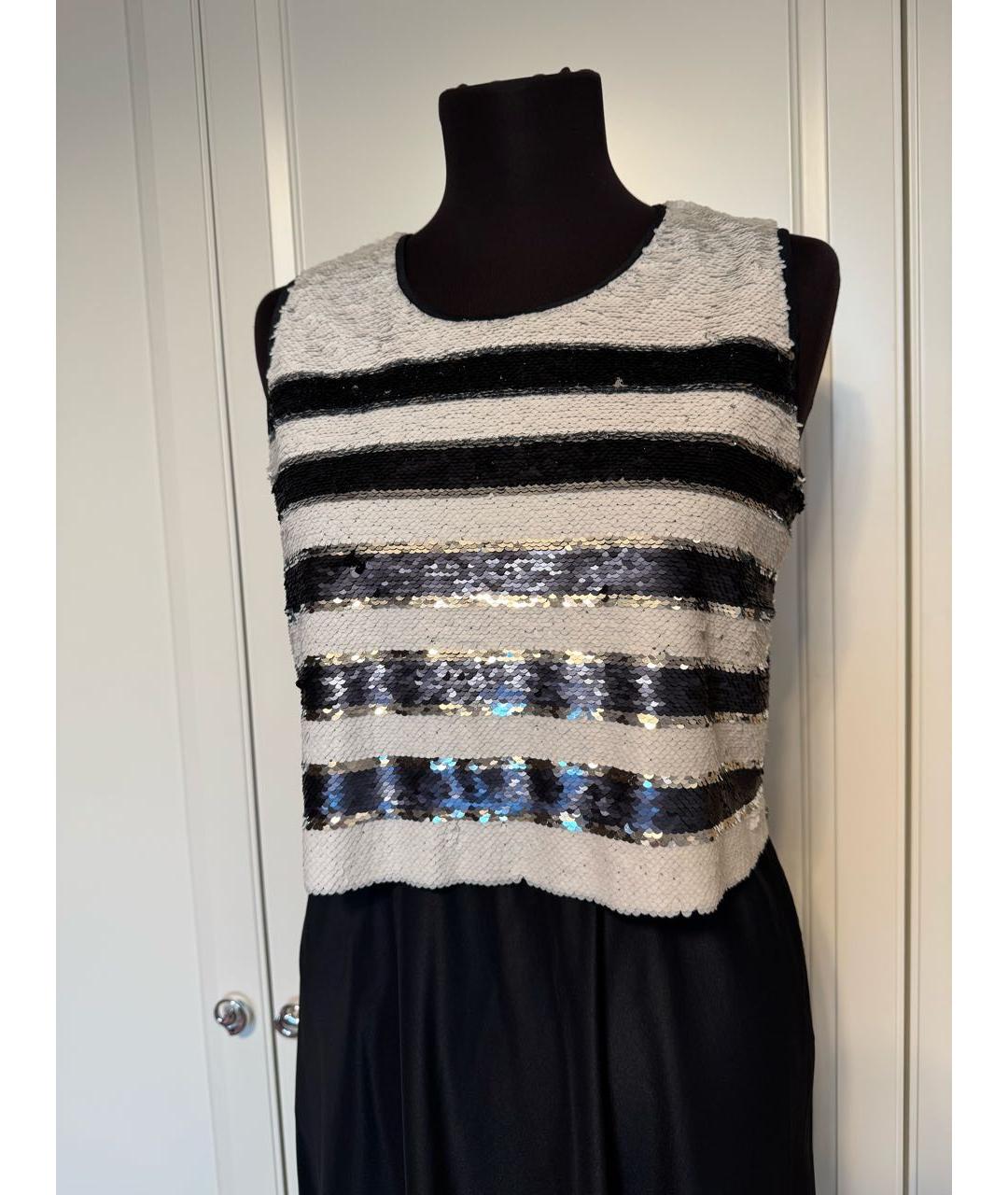 SPORT MAX CODE Темно-синее полиэстеровое вечернее платье, фото 5