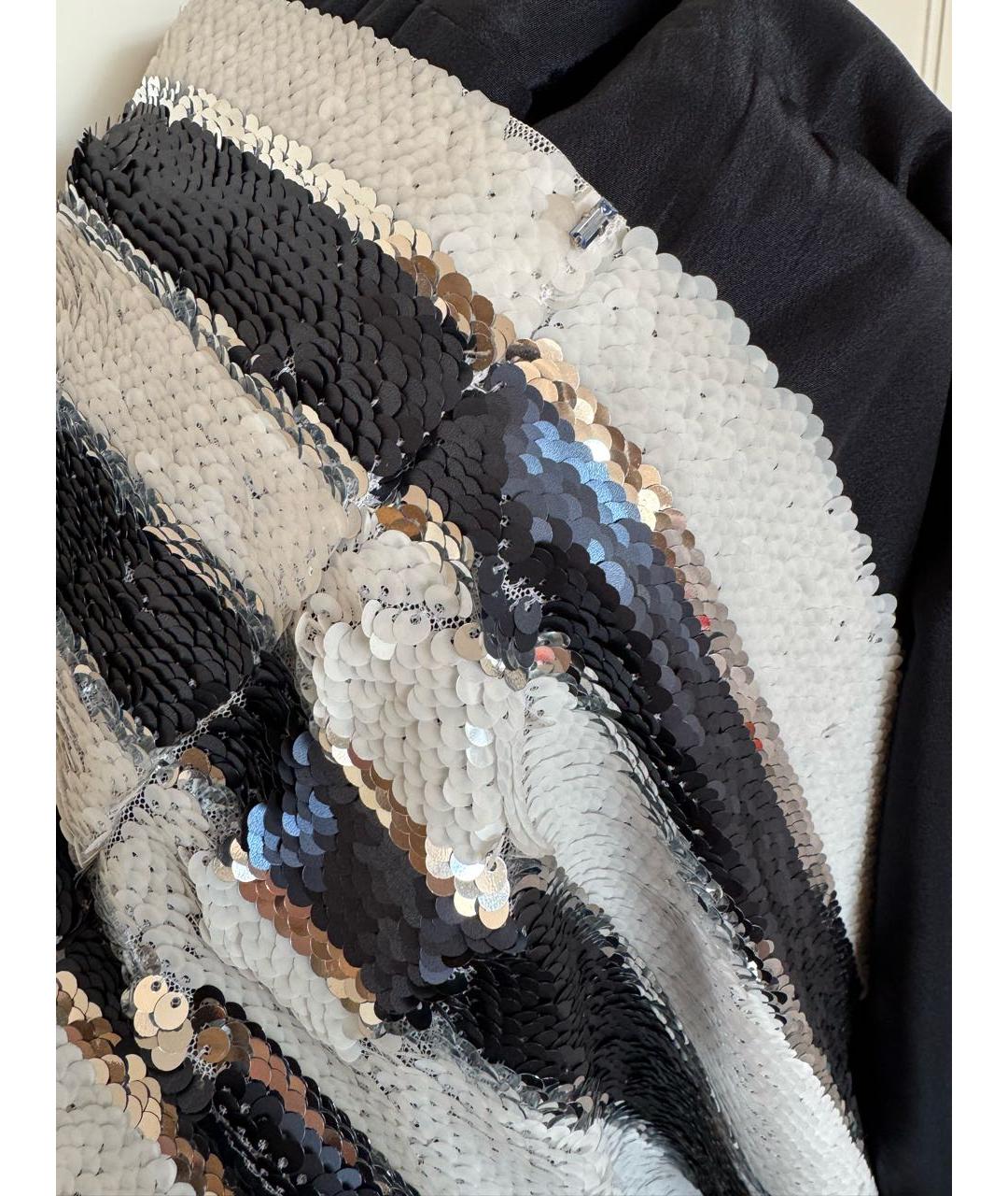 SPORT MAX CODE Темно-синее полиэстеровое вечернее платье, фото 8