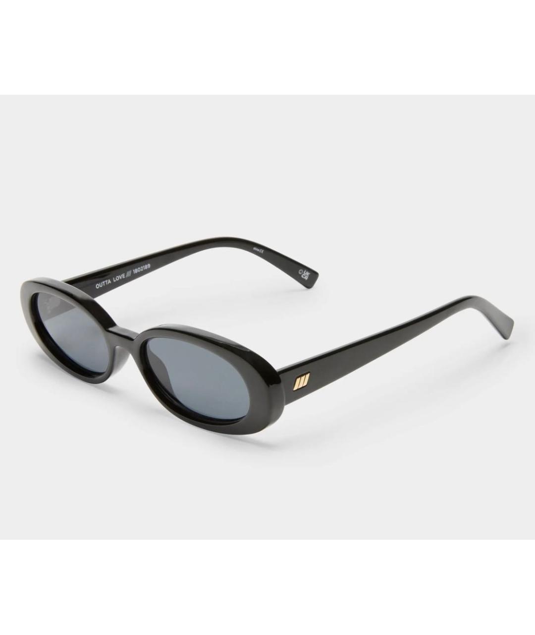 LE SPECS Коричневые пластиковые солнцезащитные очки, фото 2