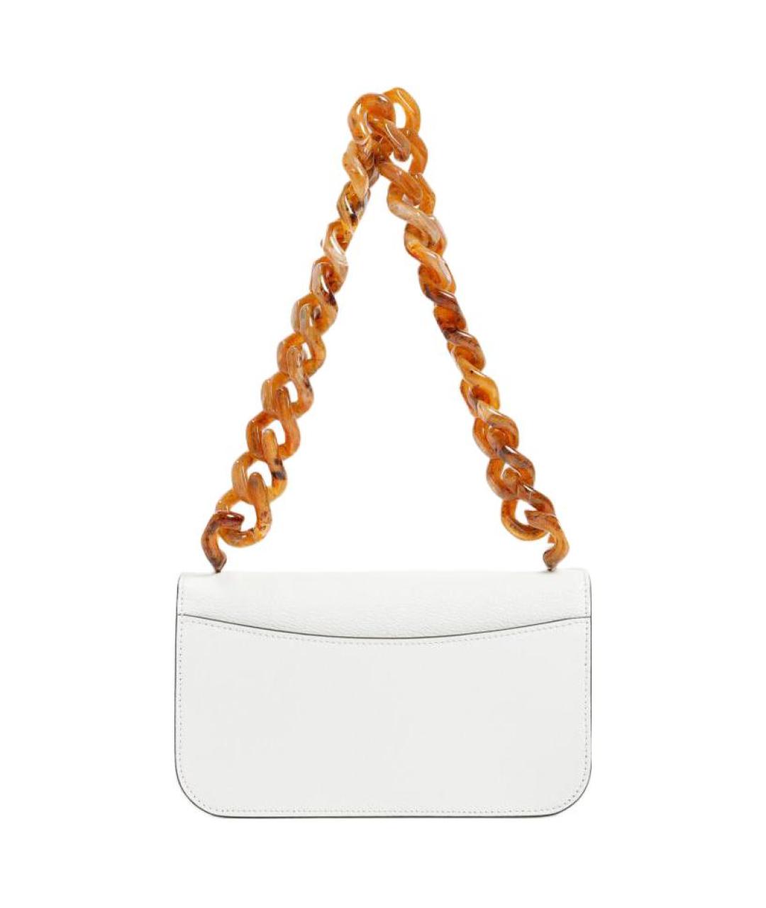 MIU MIU Белая кожаная сумка через плечо, фото 3