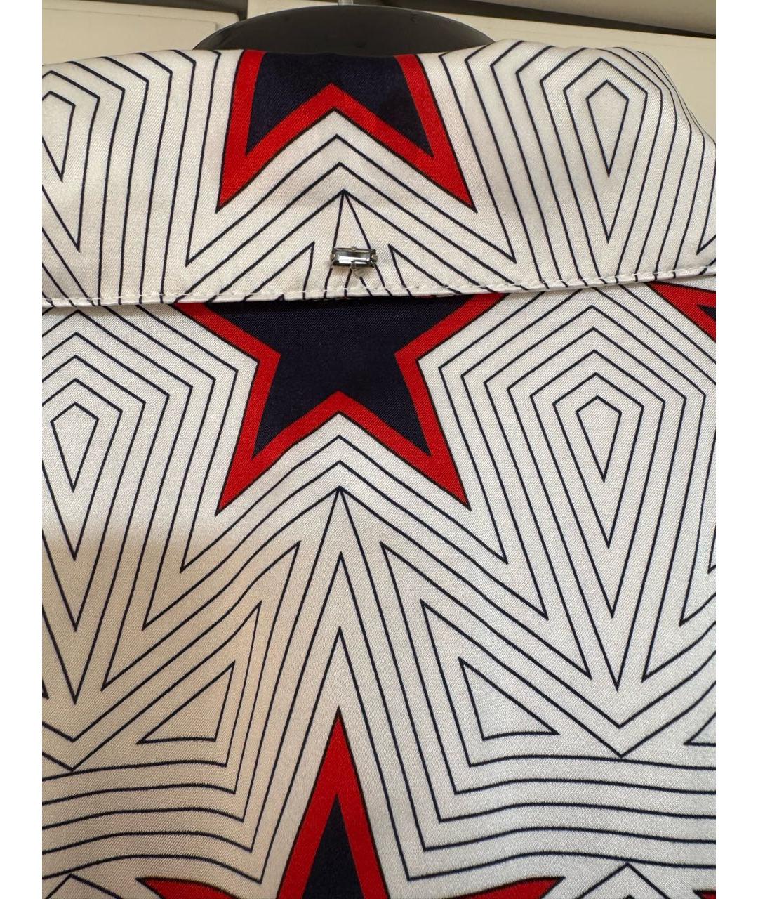 SPORTMAX Белое шелковое вечернее платье, фото 6