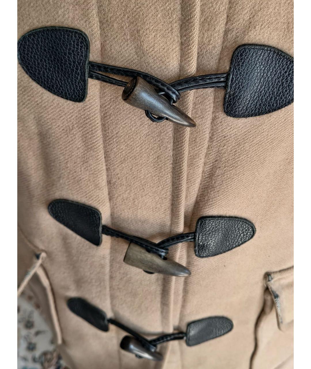 BURBERRY Бежевое шерстяное пальто, фото 4