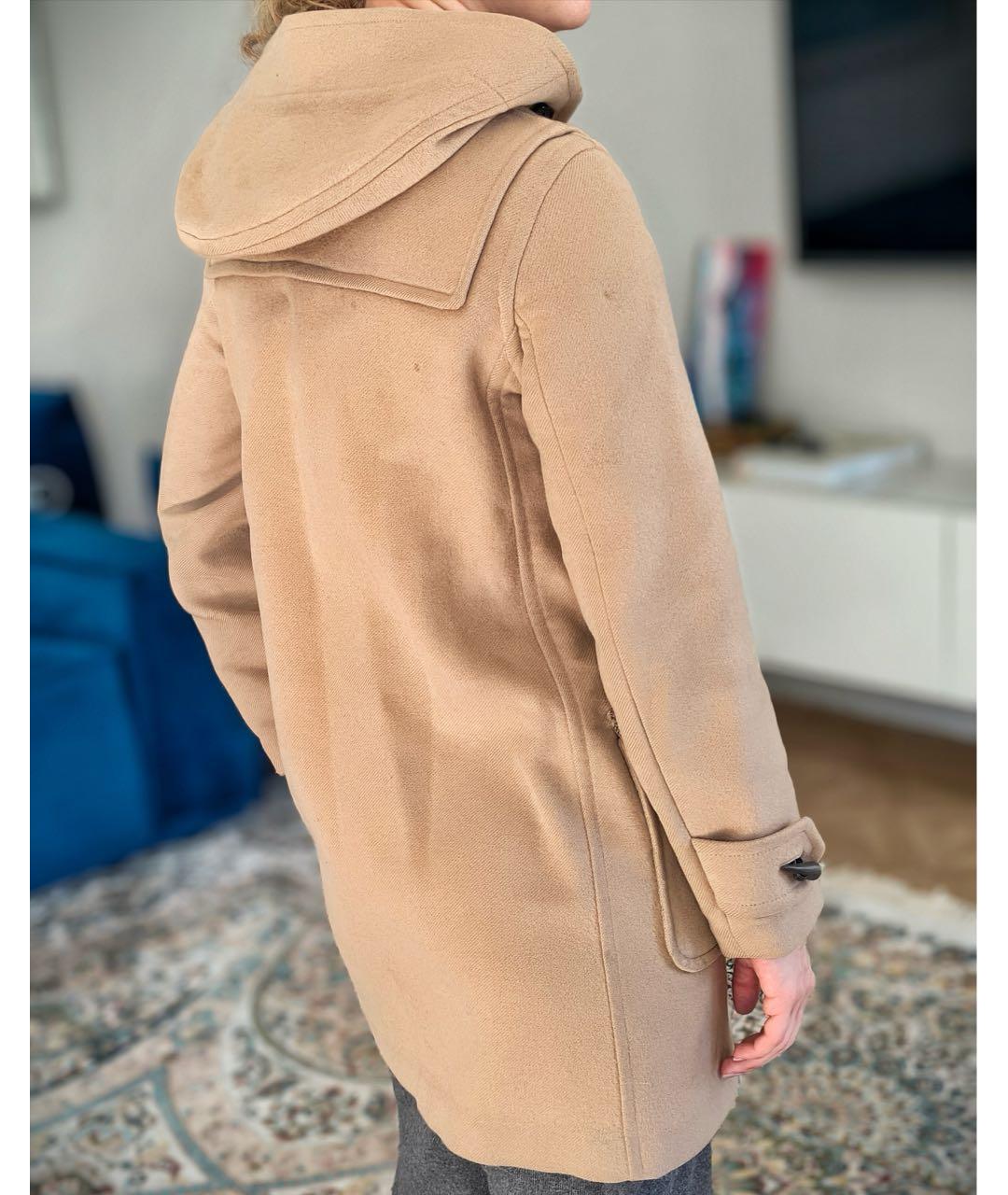 BURBERRY Бежевое шерстяное пальто, фото 2