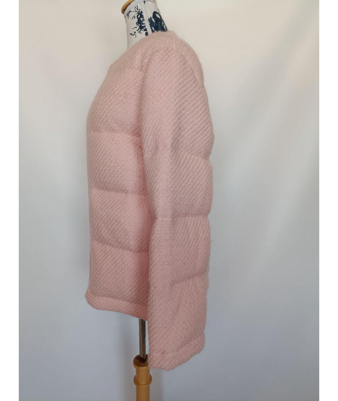 GUCCI Розовый шерстяной пуховик, фото 8