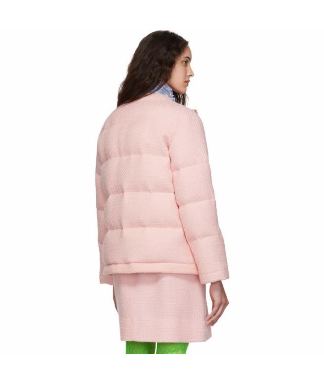 GUCCI Розовый шерстяной пуховик, фото 2