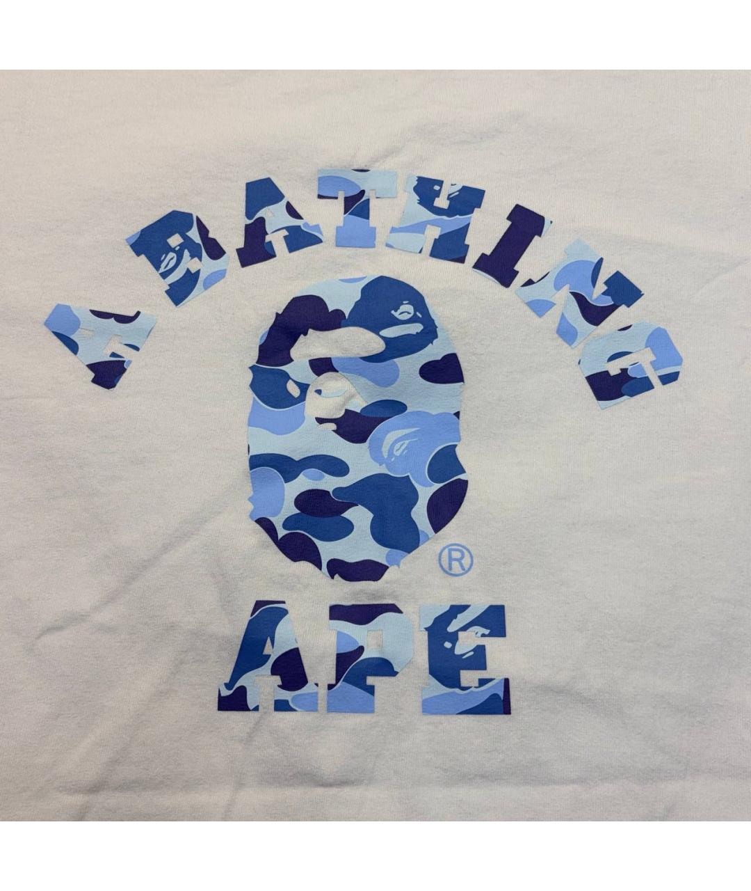 BAPE Белая хлопковая футболка, фото 3