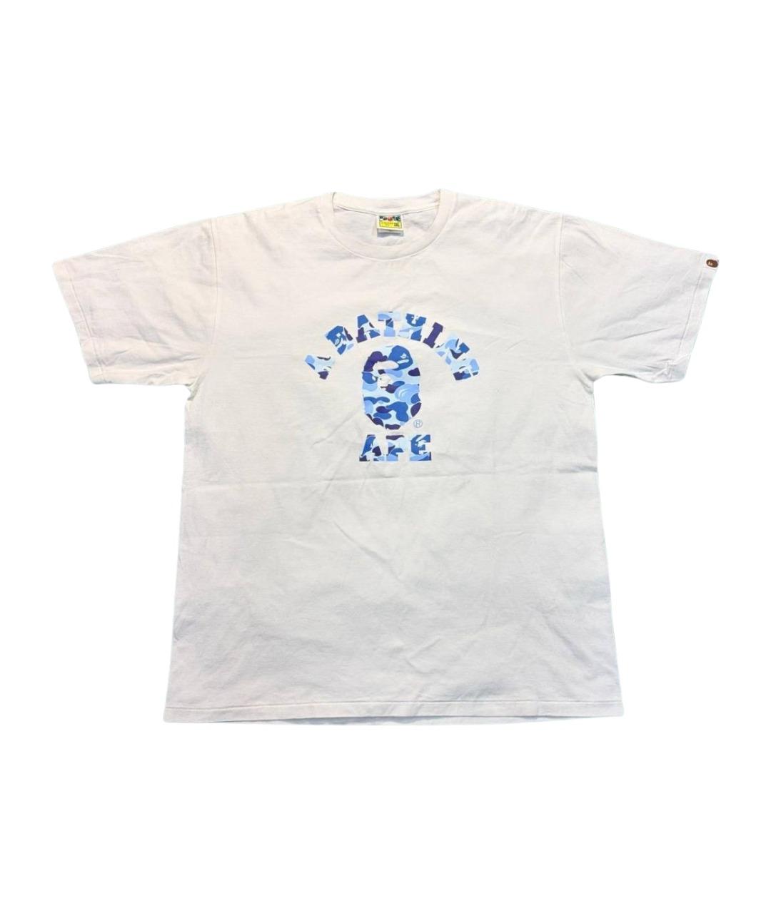 BAPE Белая хлопковая футболка, фото 1