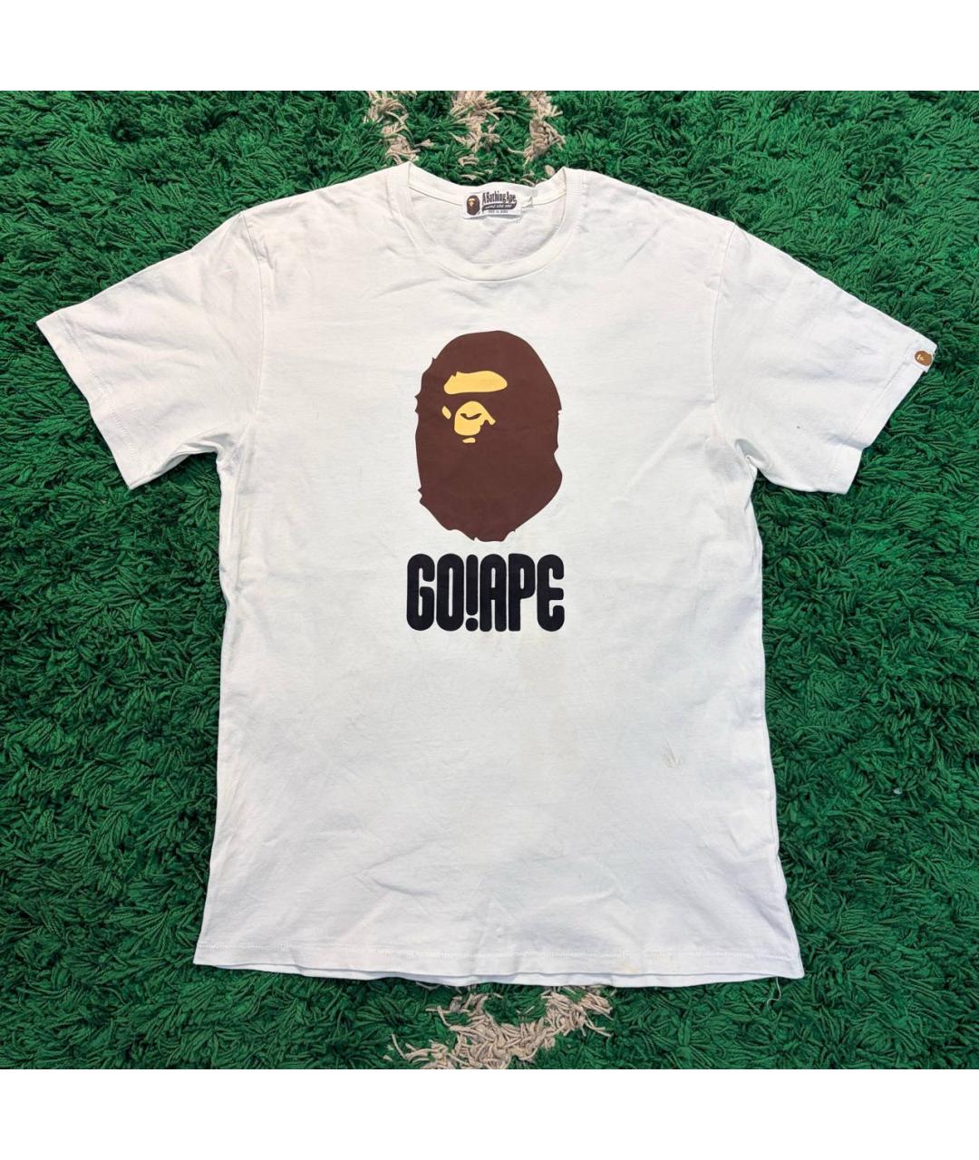 BAPE Белая хлопковая футболка, фото 5