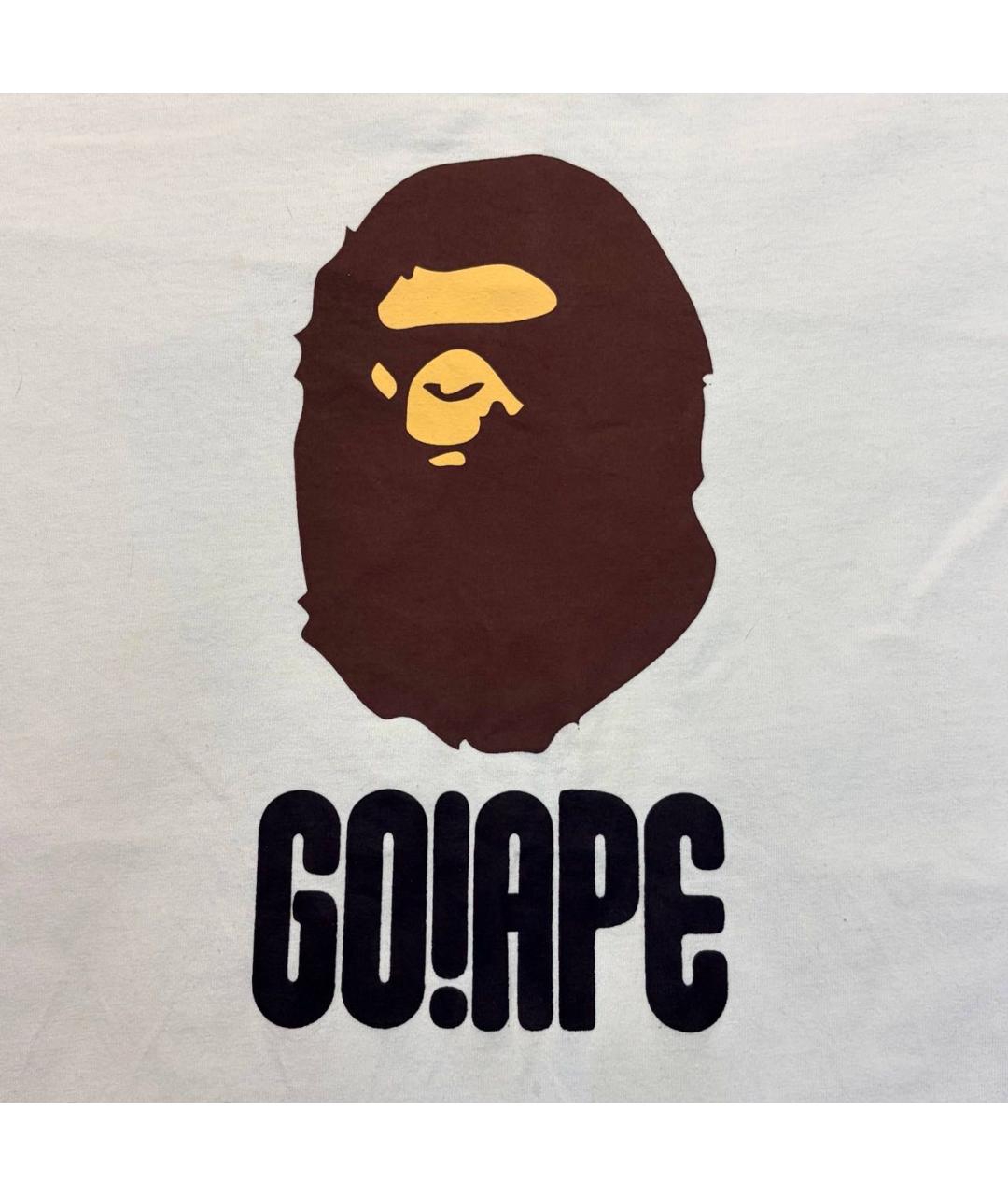 BAPE Белая хлопковая футболка, фото 3