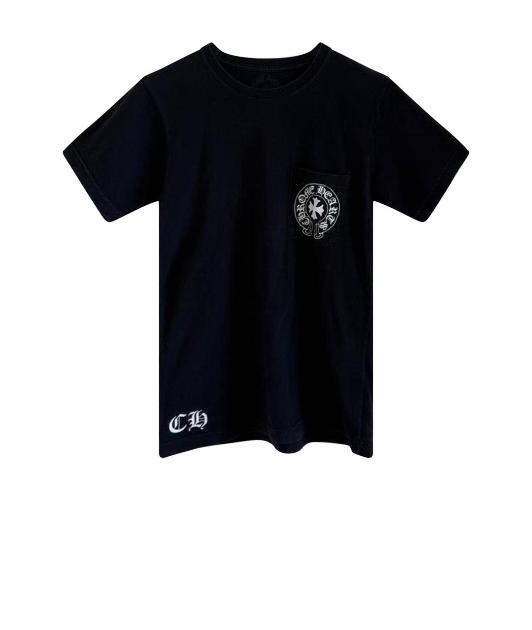CHROME HEARTS Черная хлопковая футболка, фото 1