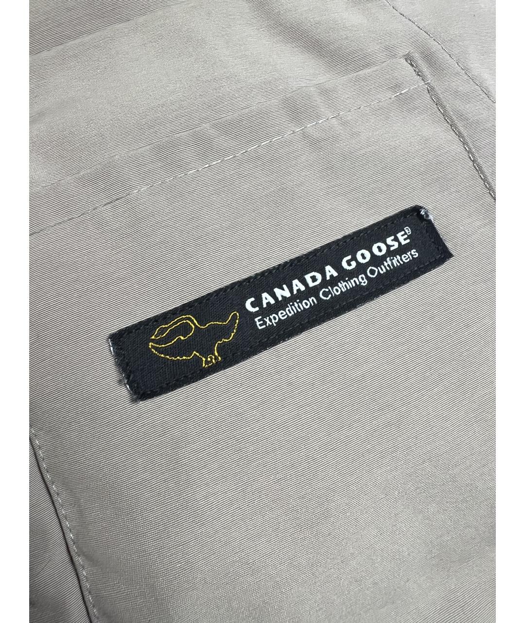 CANADA GOOSE Бежевый полиэстеровый жилет, фото 2