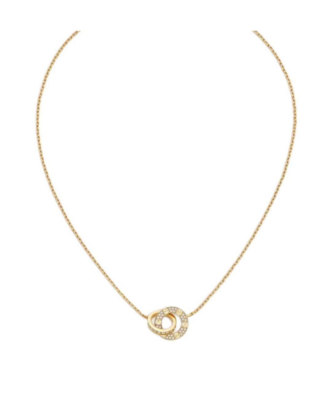 CARTIER Золотое колье из желтого золота, фото 1