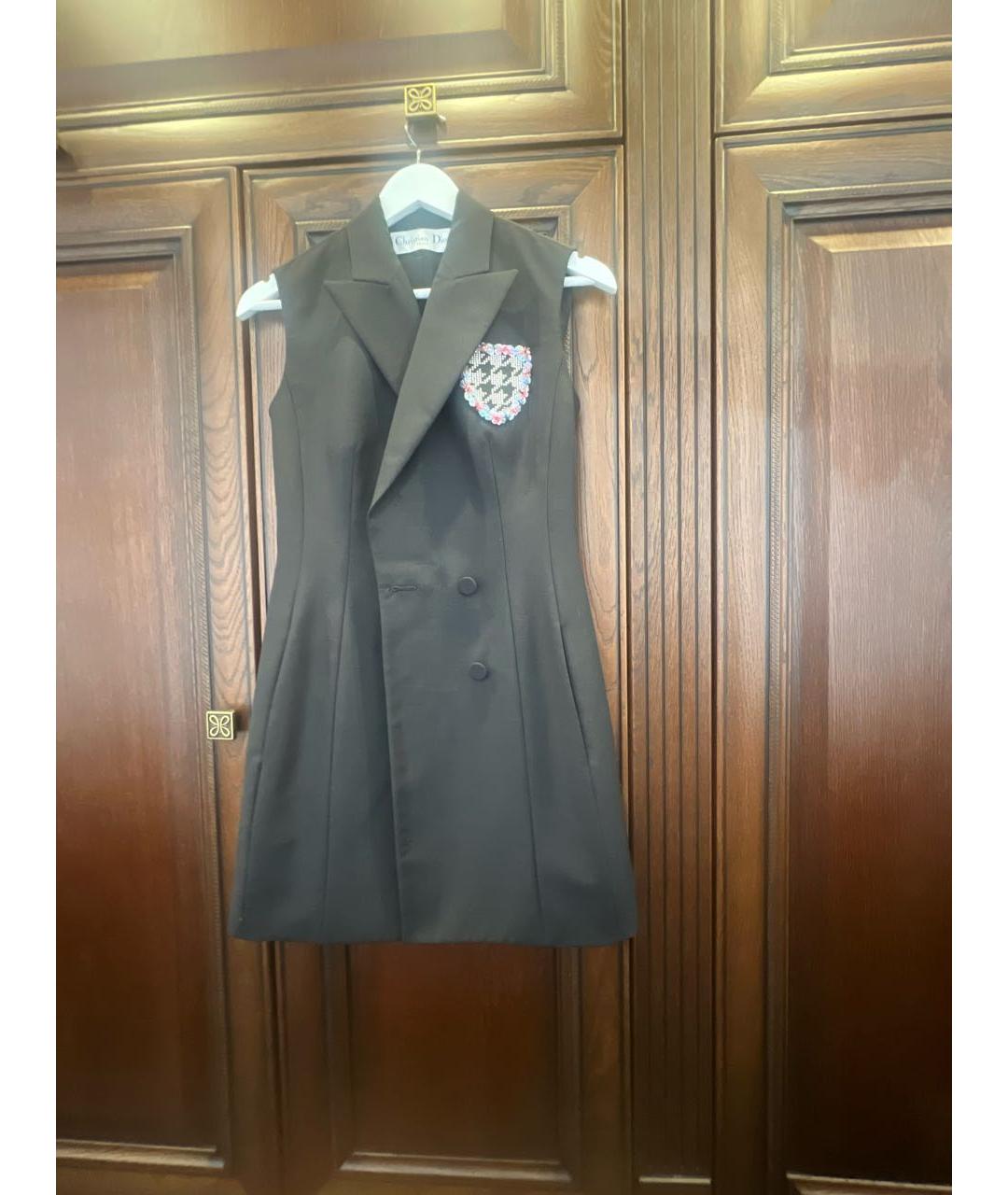 CHRISTIAN DIOR Черное шелковое платье, фото 5