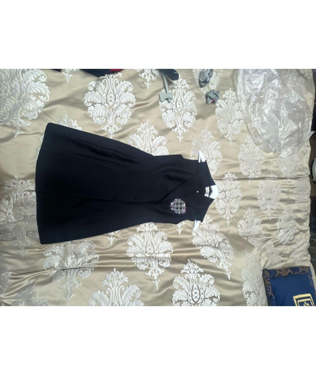 CHRISTIAN DIOR Черное шелковое платье, фото 6