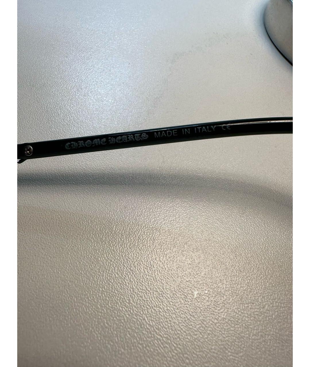 CHROME HEARTS Розовые металлические солнцезащитные очки, фото 3