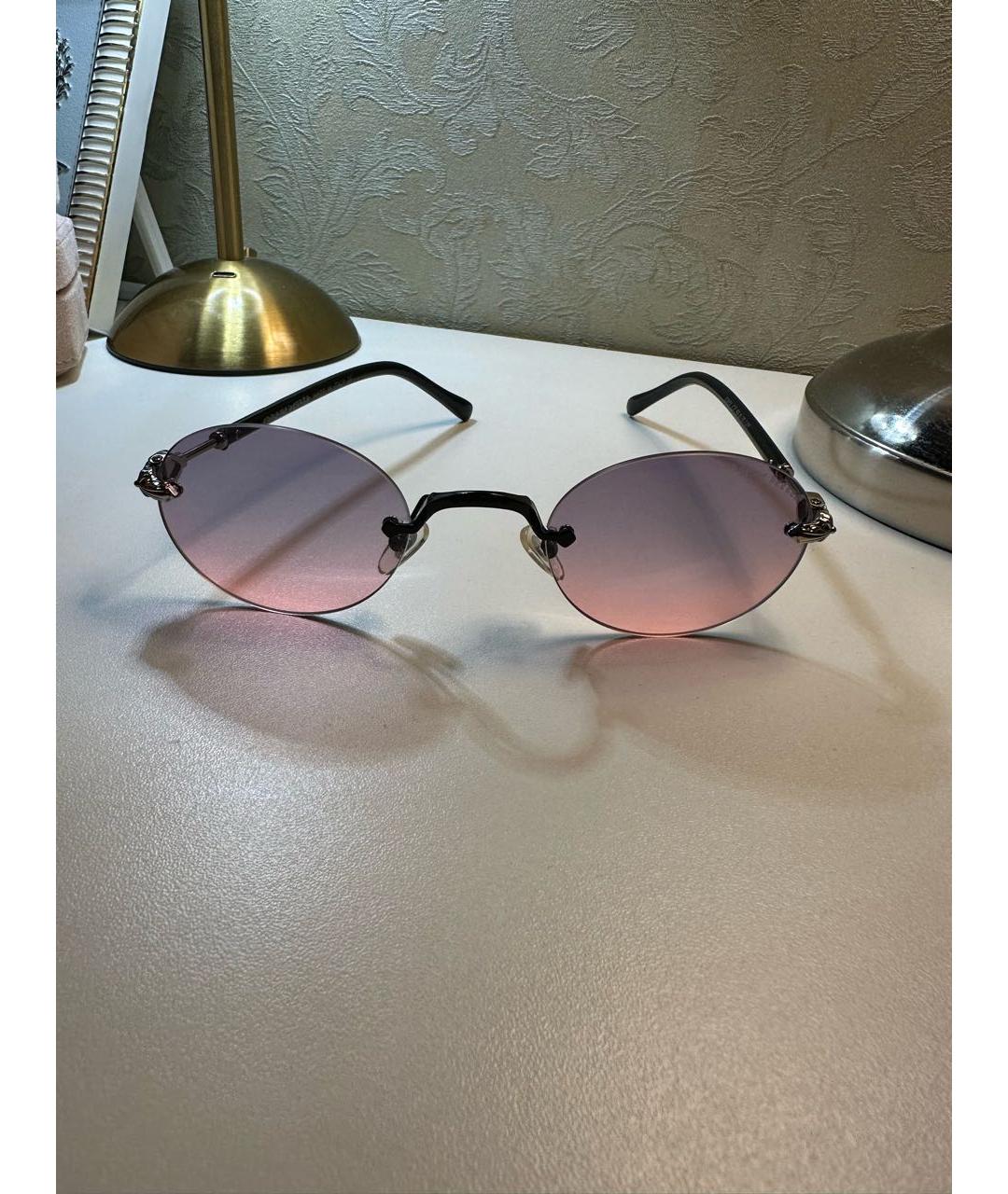 CHROME HEARTS Розовые металлические солнцезащитные очки, фото 5