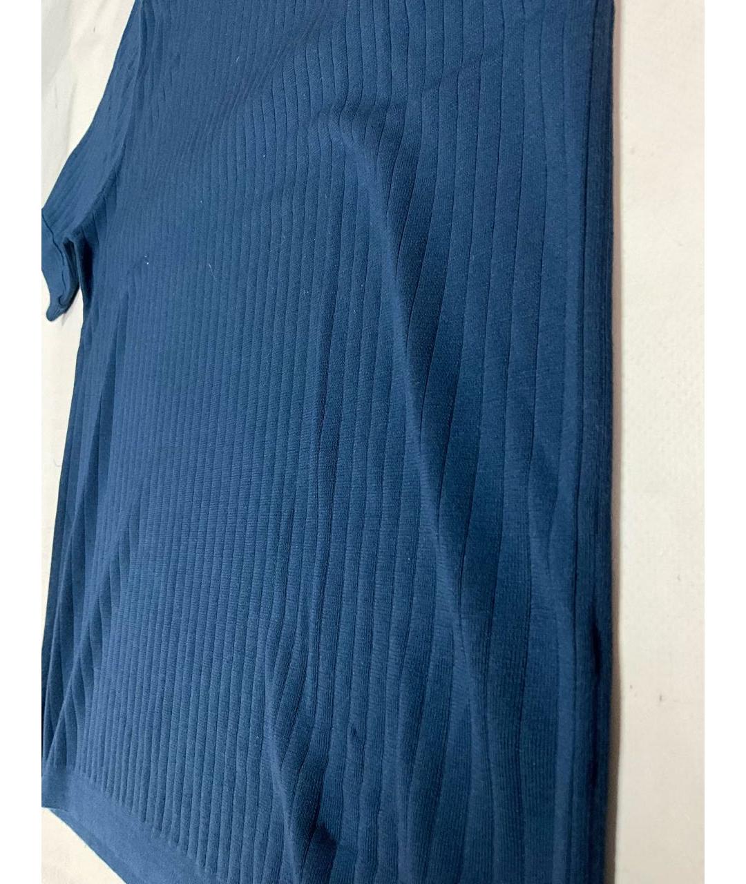 LORO PIANA Синий кашемировый джемпер / свитер, фото 2