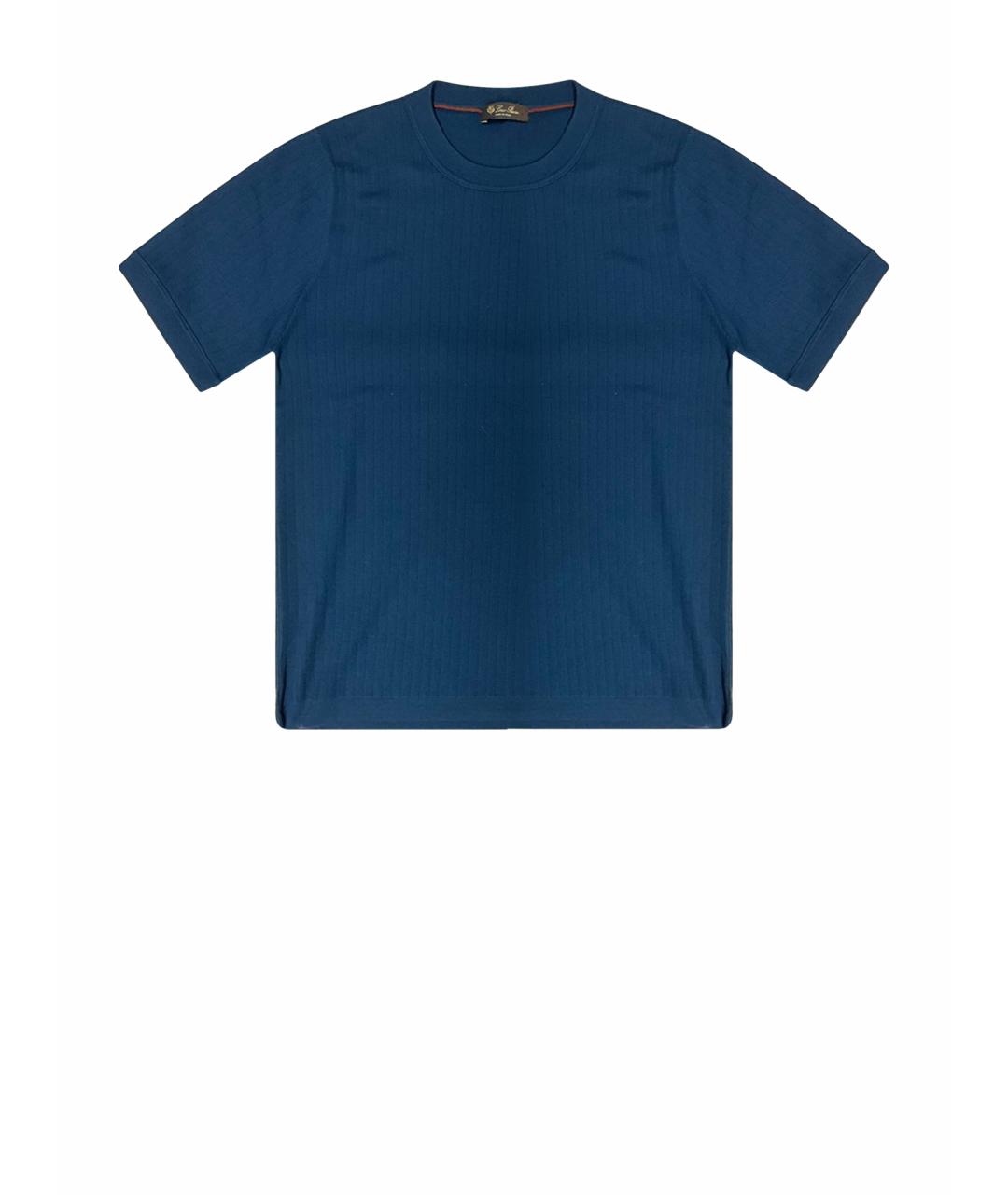 LORO PIANA Синий кашемировый джемпер / свитер, фото 1