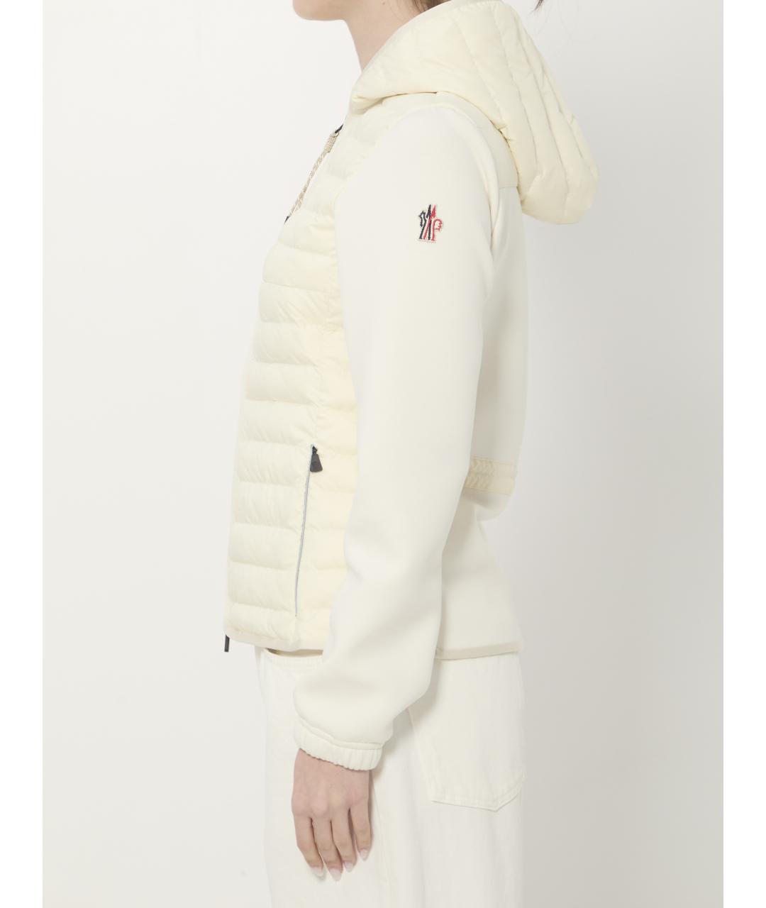 MONCLER GRENOBLE Белая полиэстеровая куртка, фото 3