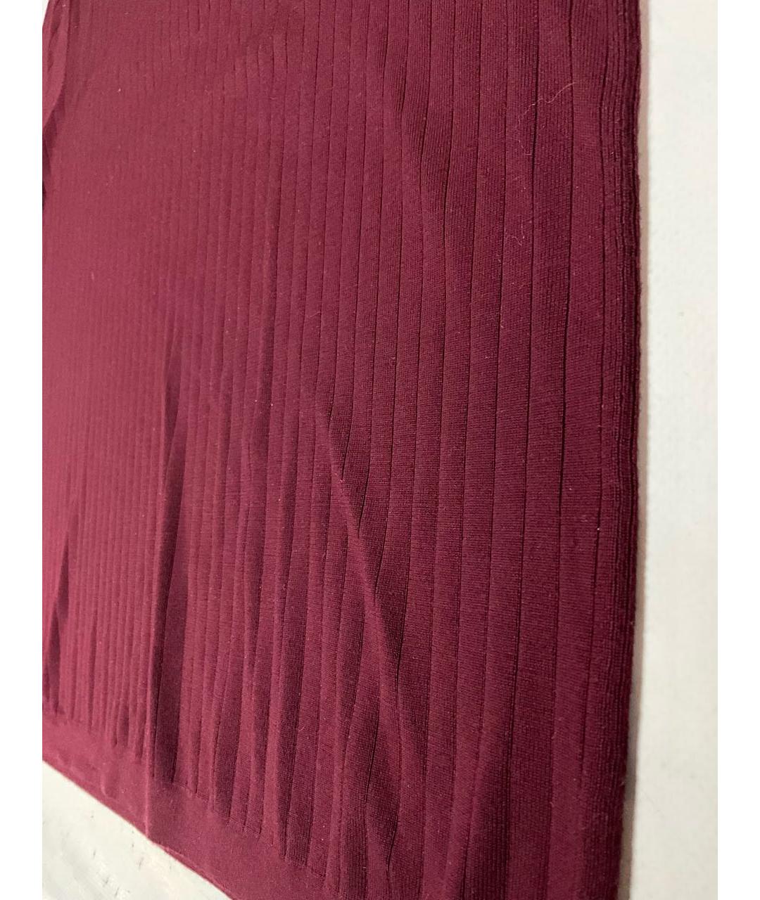 LORO PIANA Бордовый шерстяной джемпер / свитер, фото 3