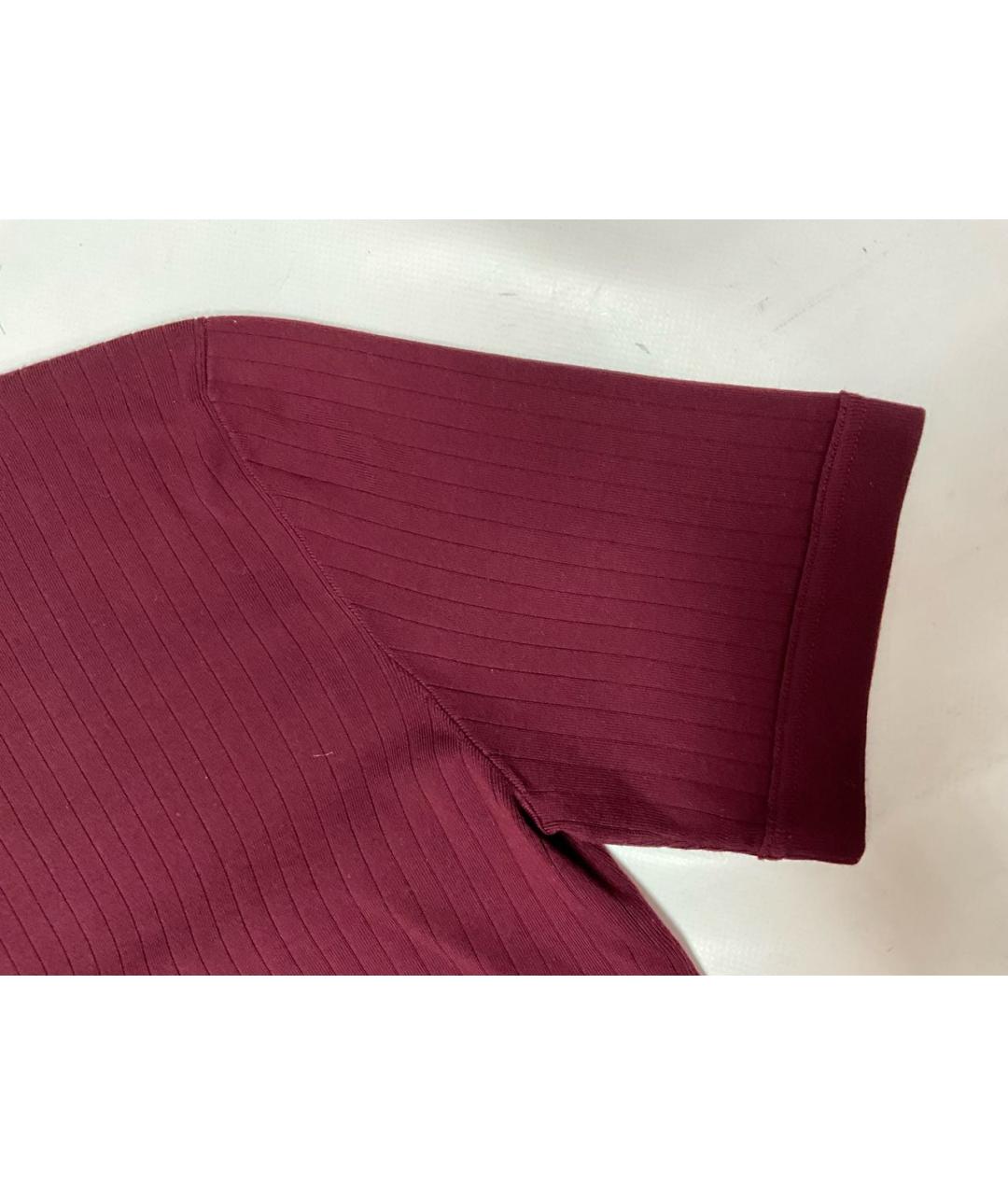 LORO PIANA Бордовый шерстяной джемпер / свитер, фото 4