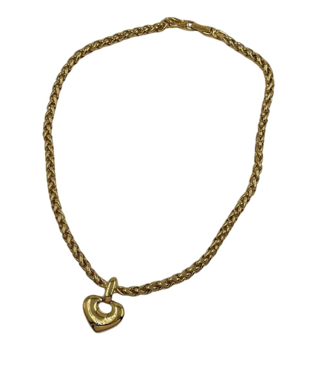 NINA RICCI Золотая металлическая подвеска, фото 1