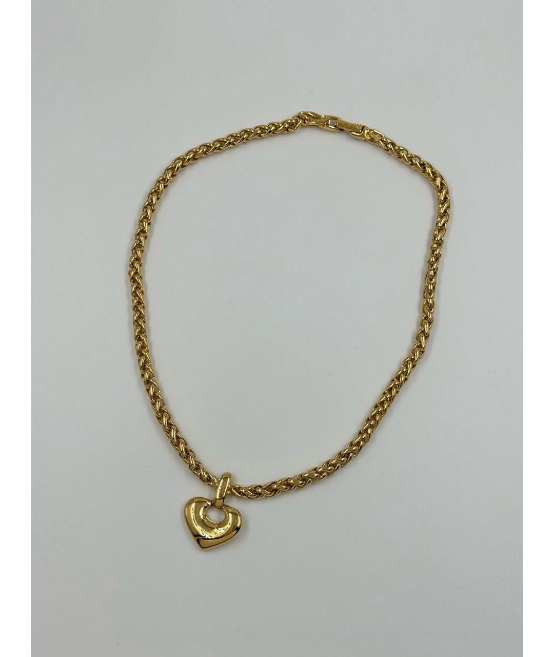 NINA RICCI Золотая металлическая подвеска, фото 7