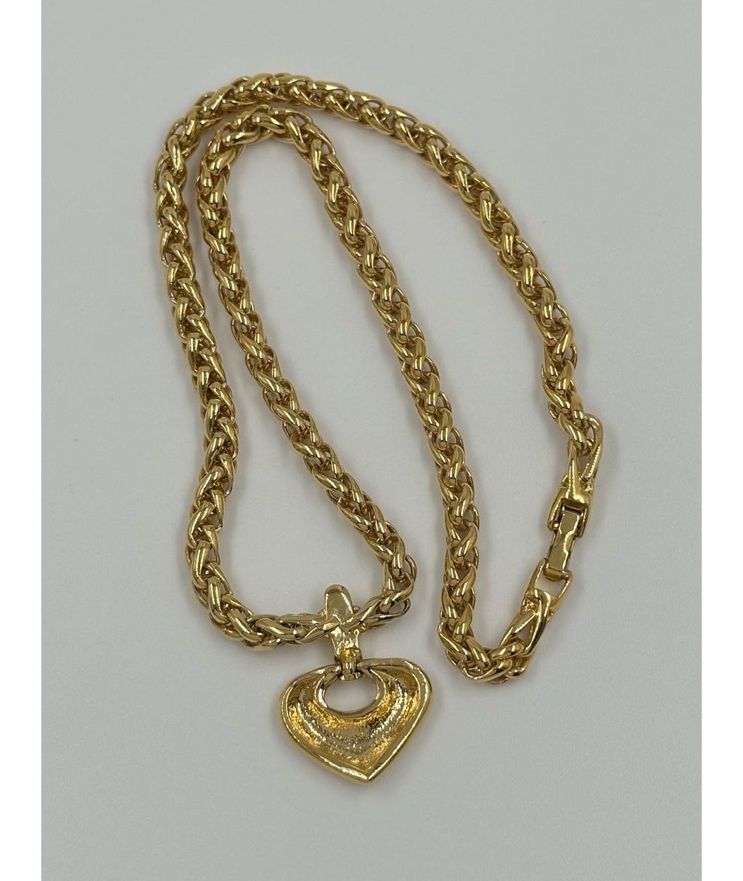 NINA RICCI Золотая металлическая подвеска, фото 4