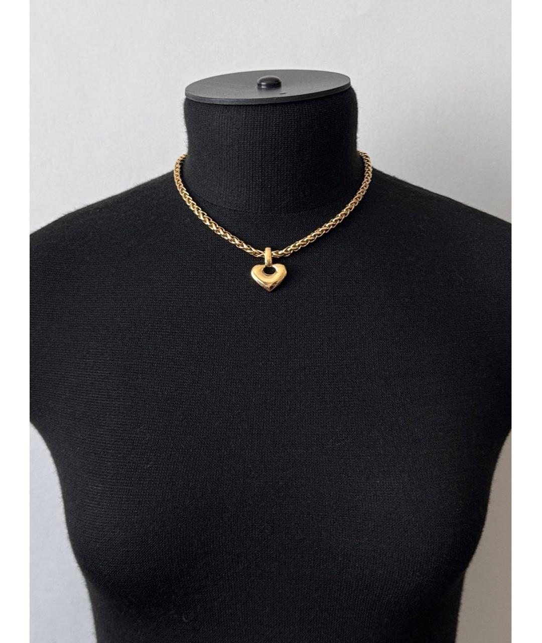 NINA RICCI Золотая металлическая подвеска, фото 6