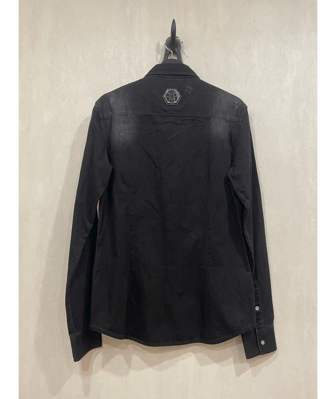 PHILIPP PLEIN Серая кэжуал рубашка, фото 2