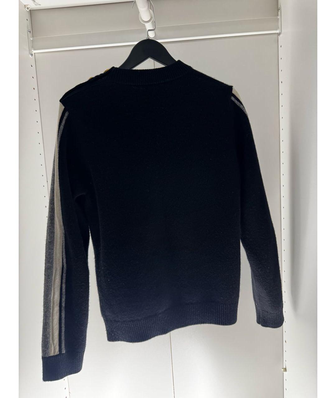 LOUIS VUITTON Черный кашемировый джемпер / свитер, фото 2