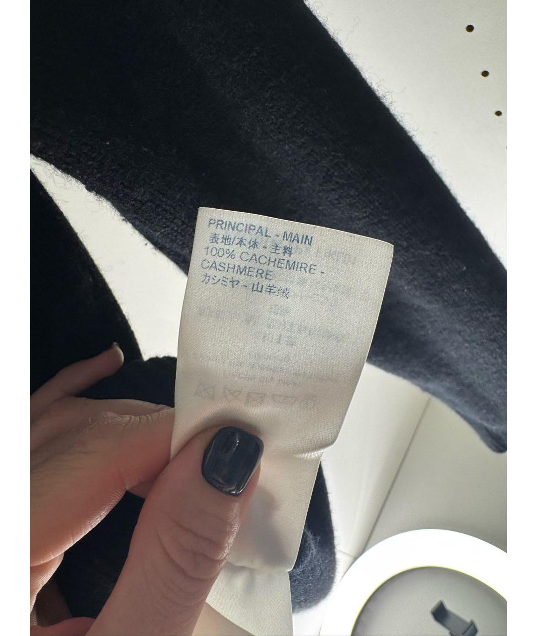 LOUIS VUITTON Черный кашемировый джемпер / свитер, фото 5