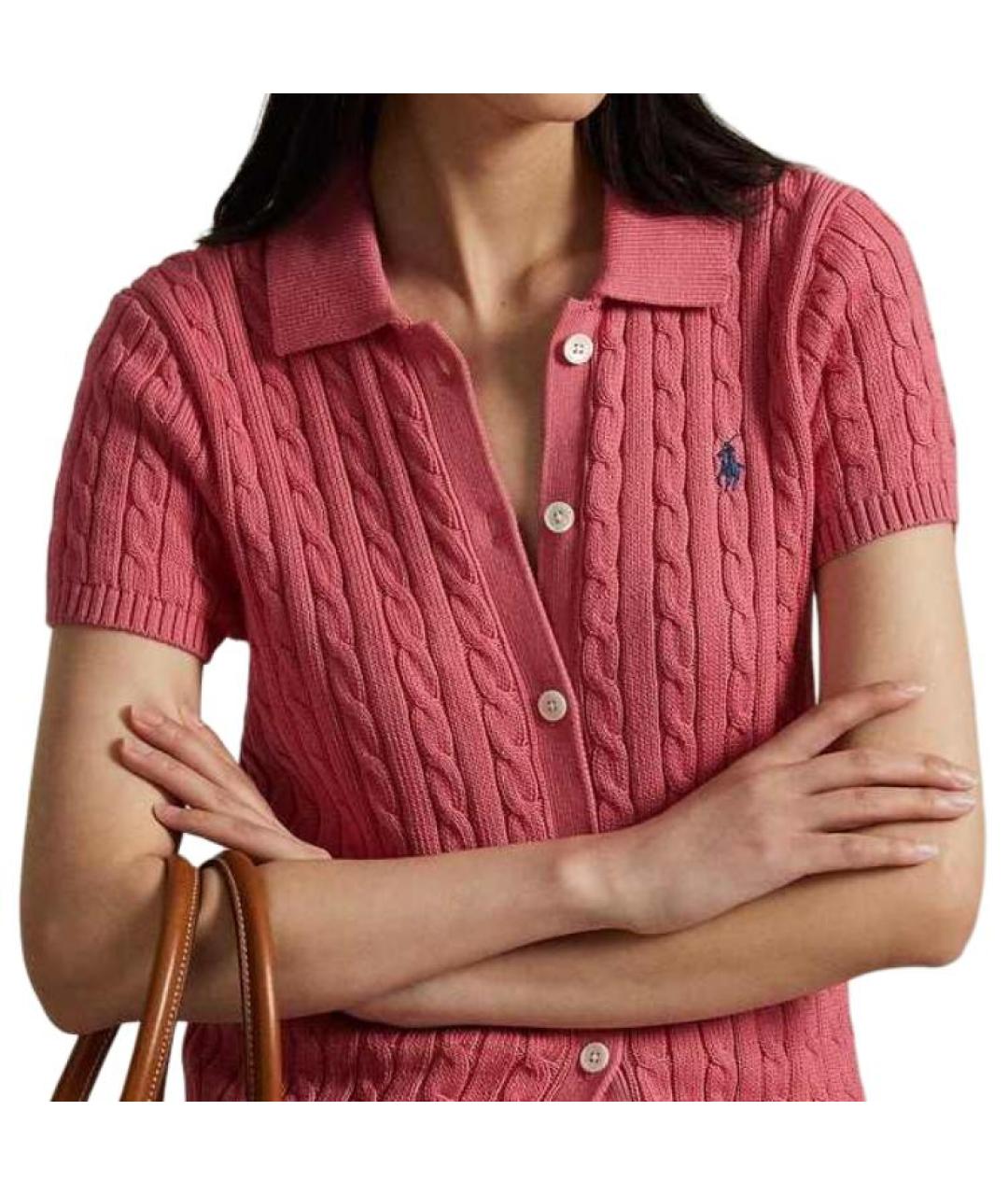 POLO RALPH LAUREN Коралловый кардиган, фото 5