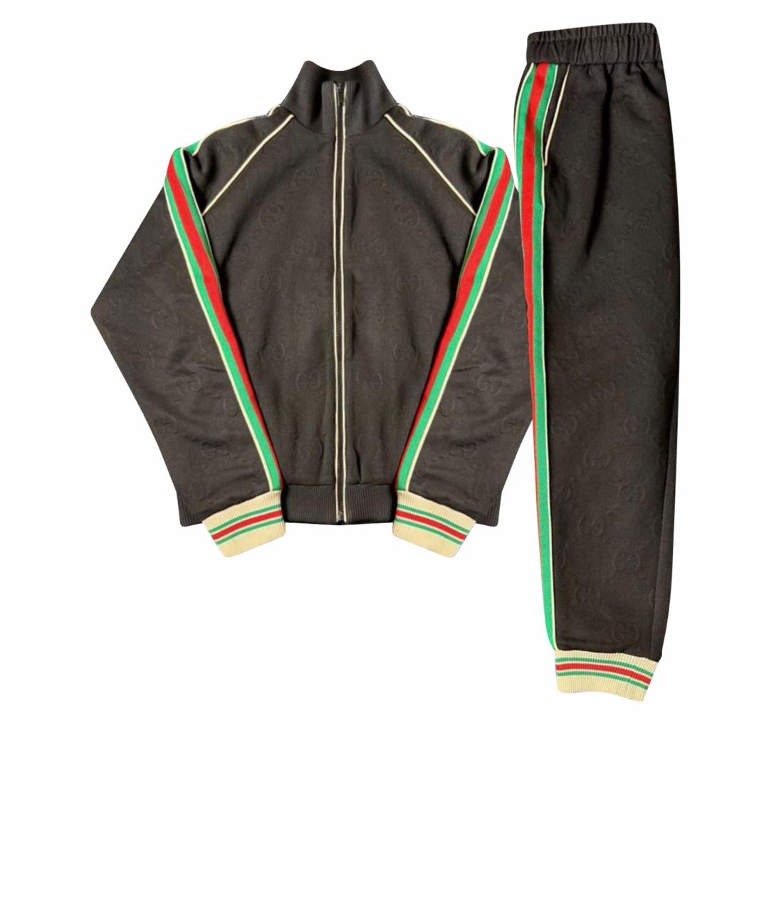 GUCCI Черный повседневный костюм, фото 1