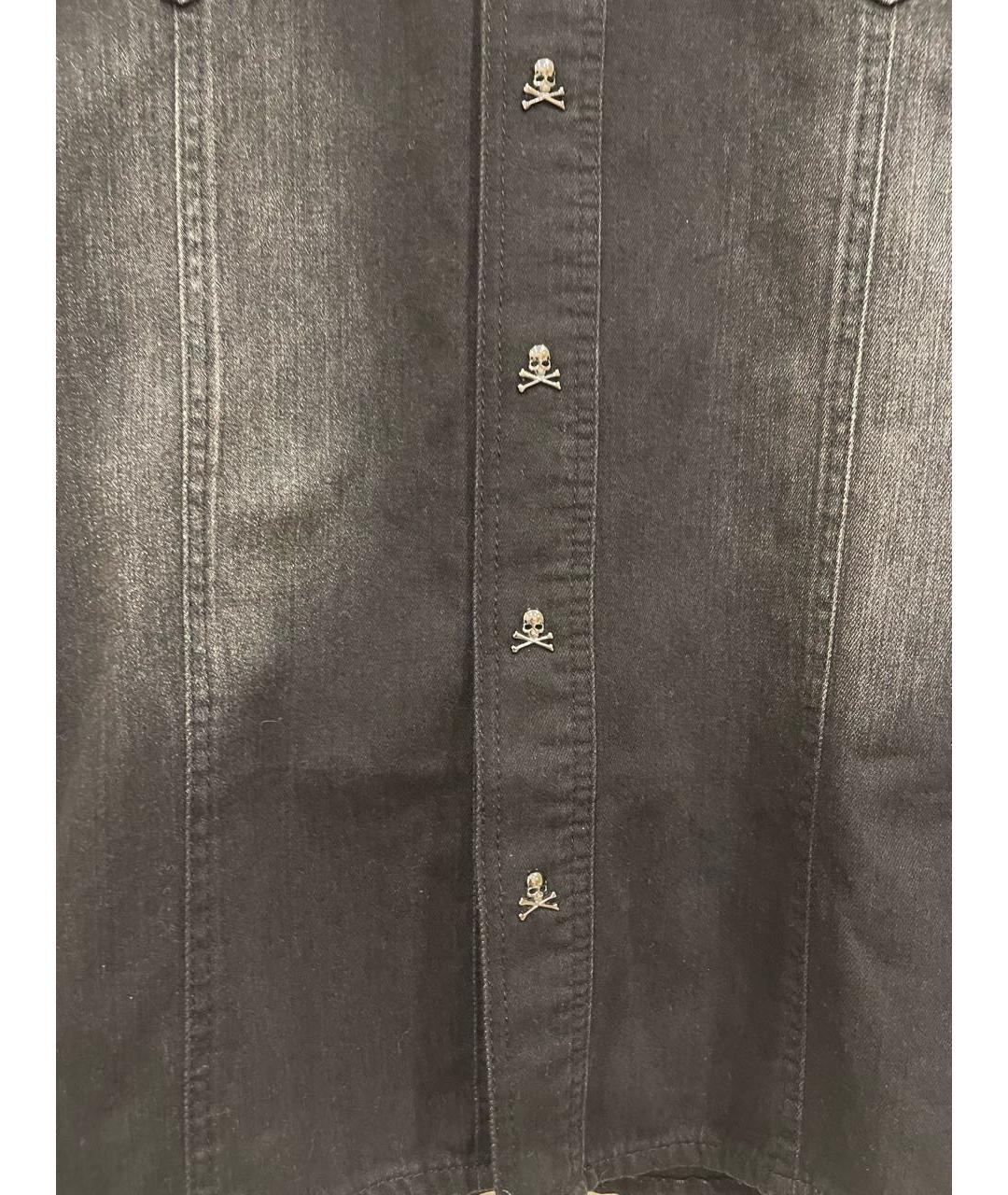 PHILIPP PLEIN Серая кэжуал рубашка, фото 3