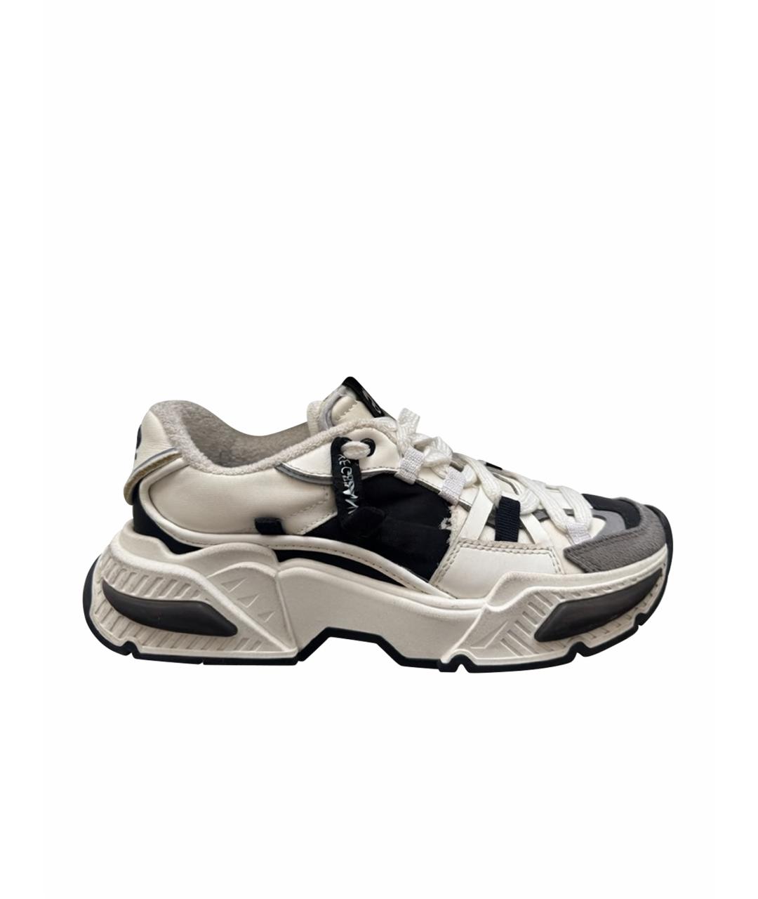 DOLCE&GABBANA Белые кеды, фото 1