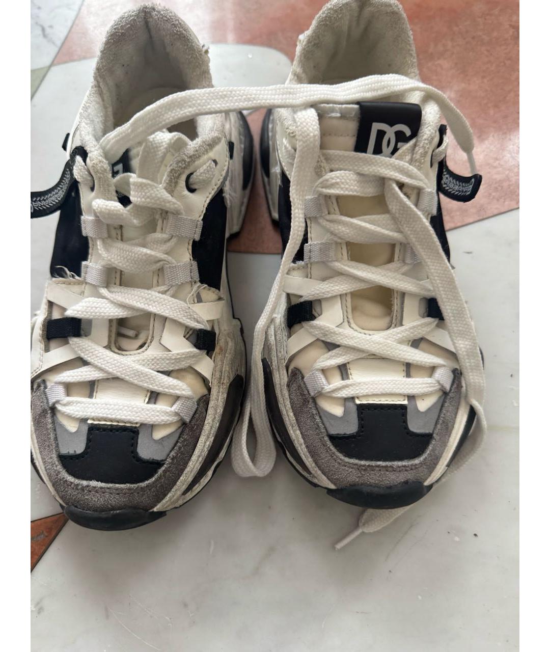 DOLCE&GABBANA Белые кеды, фото 2