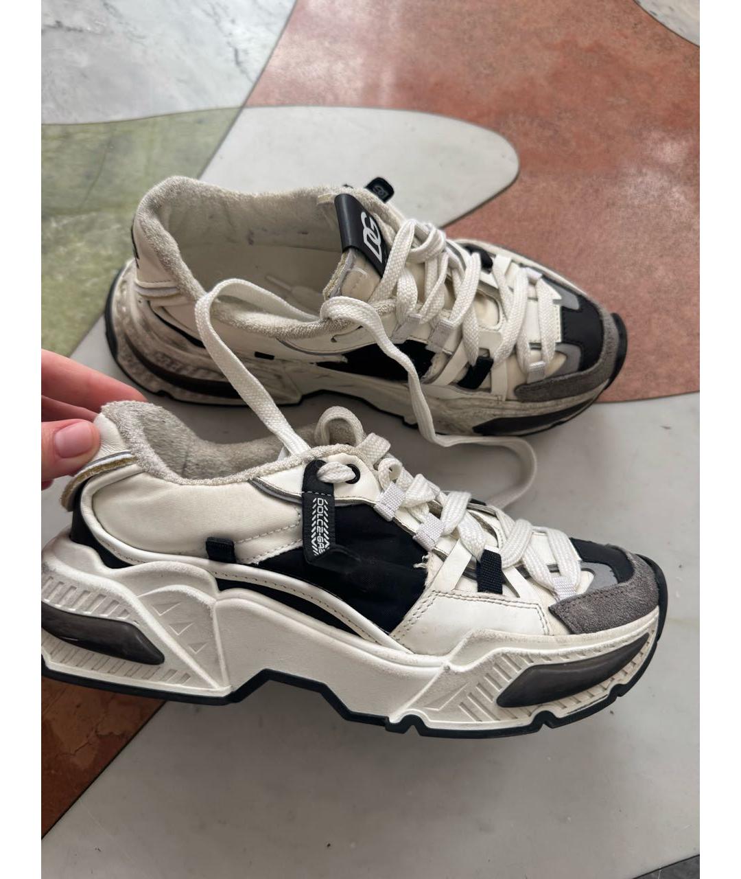 DOLCE&GABBANA Белые кеды, фото 5