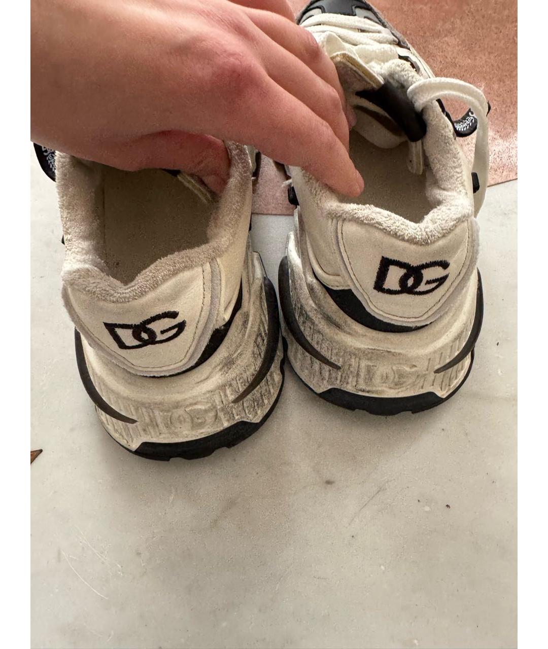 DOLCE&GABBANA Белые кеды, фото 4